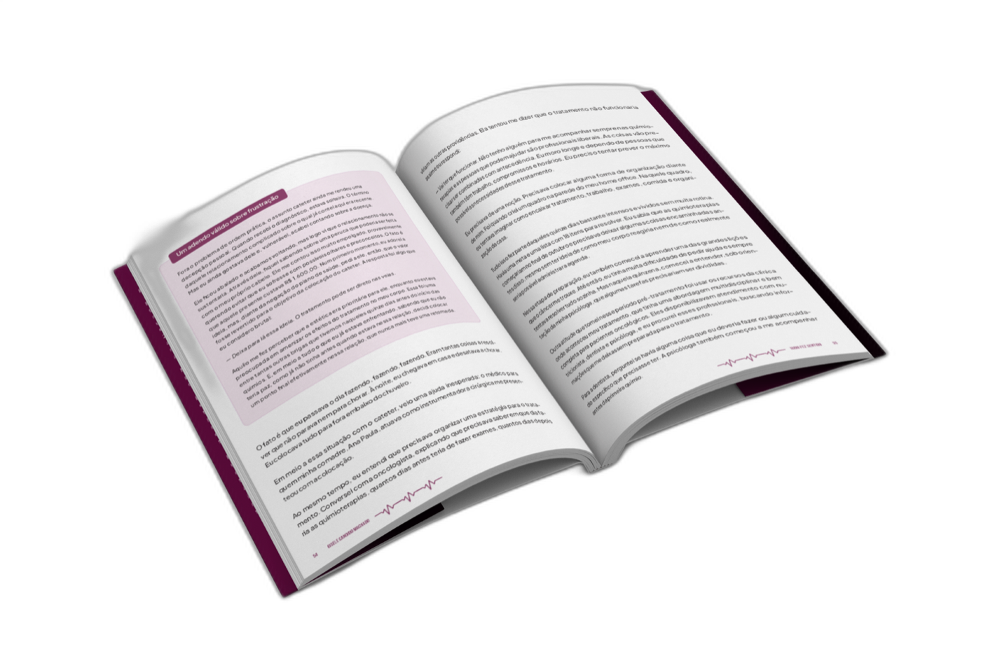 Página de leitura do livro